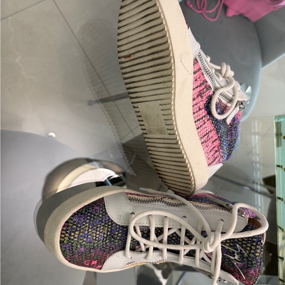 Giuseppe Zanotti Multicolor Python-Embossed High-… - image 5